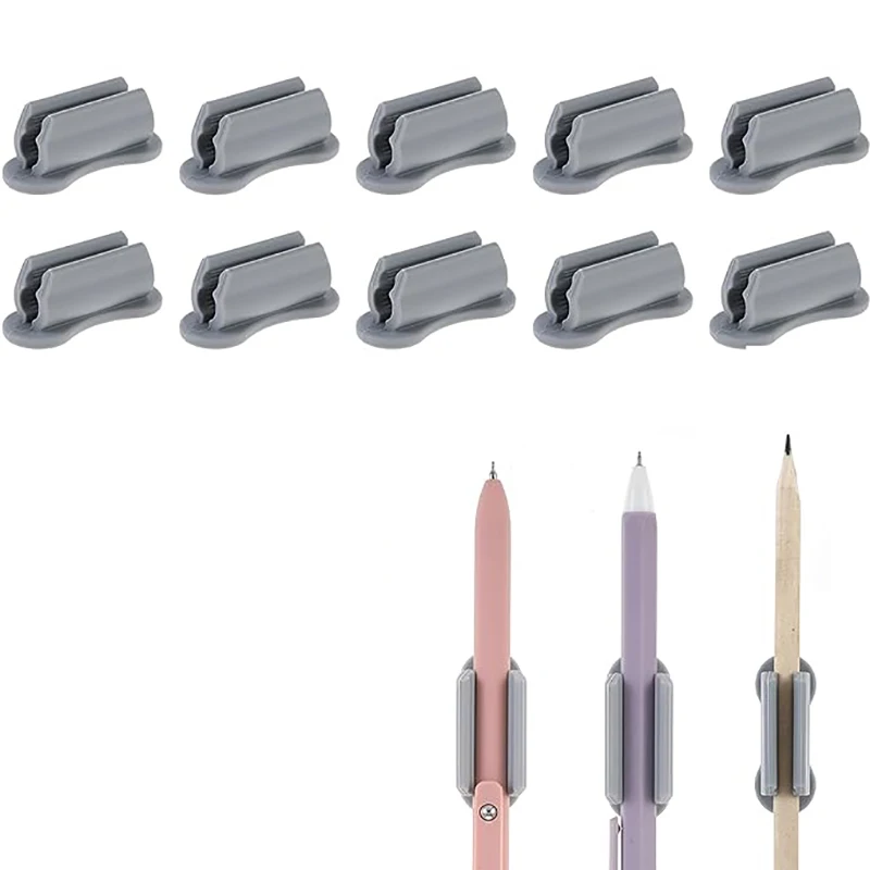 حامل أقلام من السيليكون، 10 أقلام رصاص، حامل أقلام عالمي، سطح المكتب، الحائط، المكتب، المعلم، منظم الفصول الدراسية، الملحقات