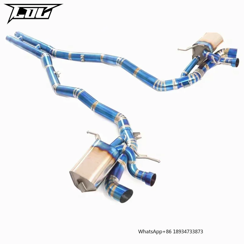 Catback Exhaust For Ferrari F12 Berlinetta 6.3 2012+ Automobile Exhaust System High Performance Titanium alloy Downpipe