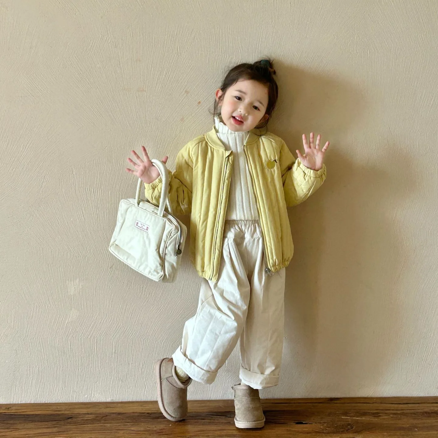 Kids Clothing Autumn Thickened Down Cotton Girl Jacket Baby Children Warm Coat Toddler Kids Outwear Children Clothes Winter