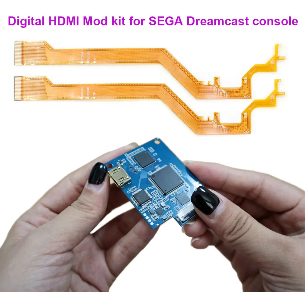 

For SEGA DC 1080P Digital HDMI Kit Internal Digital to Digital HDMI MOD For SEGA Dreamcast Console