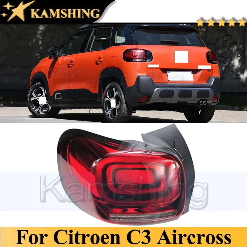 

Kamshing 1 Piece Rear Bumper Tail Light Lamp For Citroen C3 Aircross Taillight Taillamp Rear Turn Signal Light Lamp