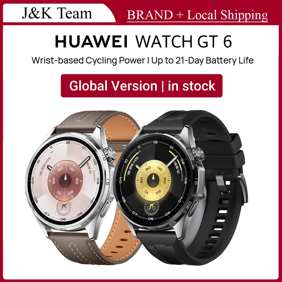 HUAWEI Watch GT 6 Smartwatch,Up to 21-Day Battery Life,Global