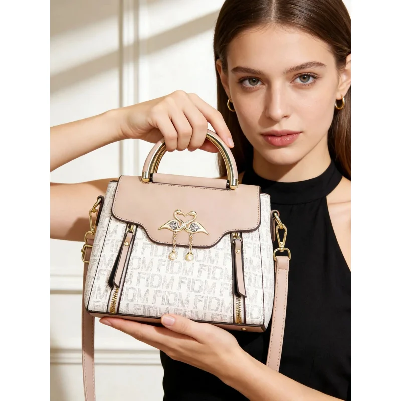 printed letter bags, cross-body bags, large capacity, buy a large bag and get a small bag for free, birthday gift for wife view 5