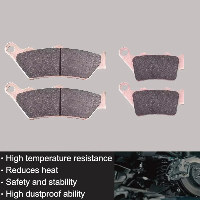 

Front Rear Brake Pads Disc For BMW F650CS Scarver K14/0174/0184 Belt drive 17” Cast Wheels 2000-03 F650 F 650 CS 0177/0187 04-07