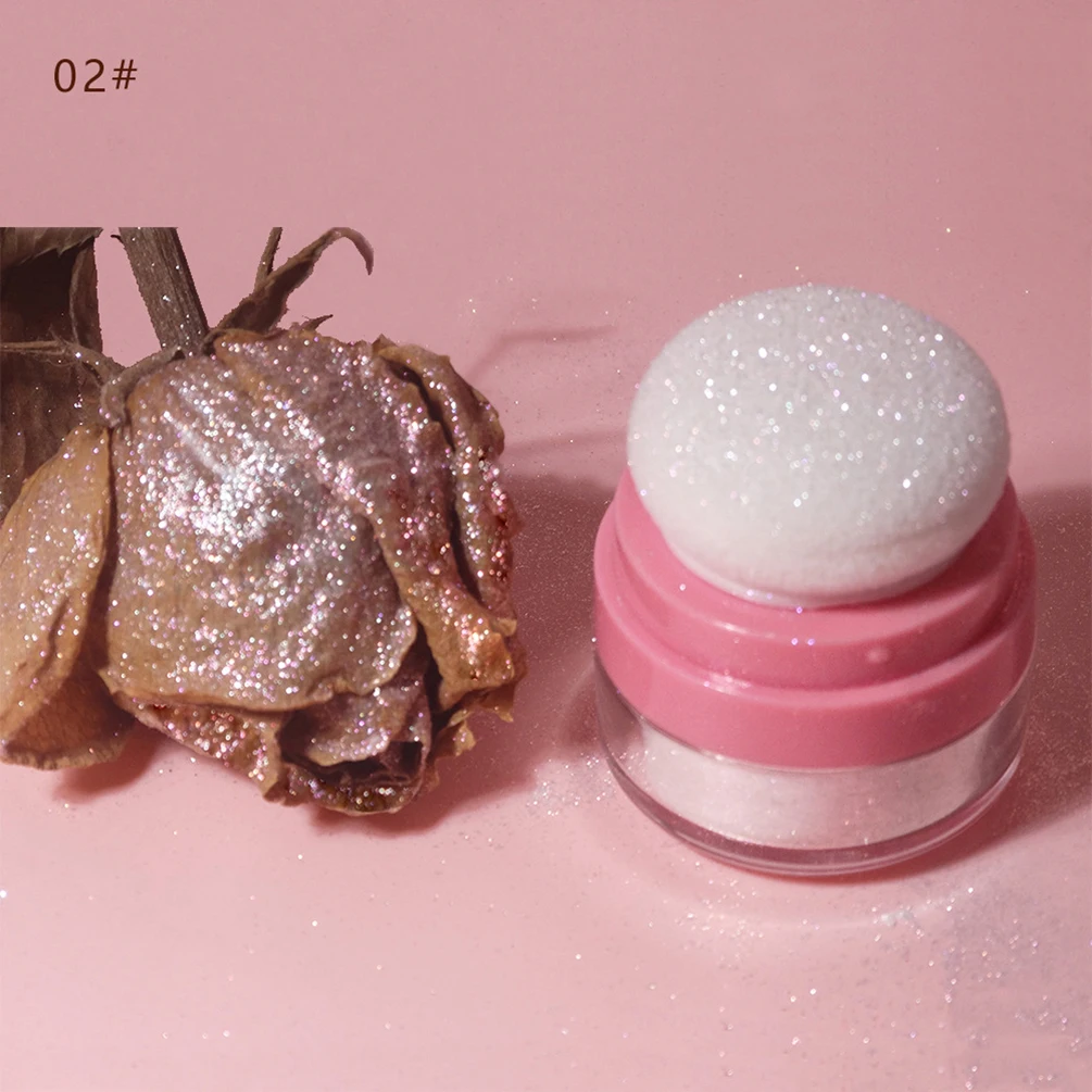 Glitter Loose Powder Custom Logo 5color Brightening Pearlescent Shimme Waterproof Long-lasting Private Label Makeup Cruelty Free