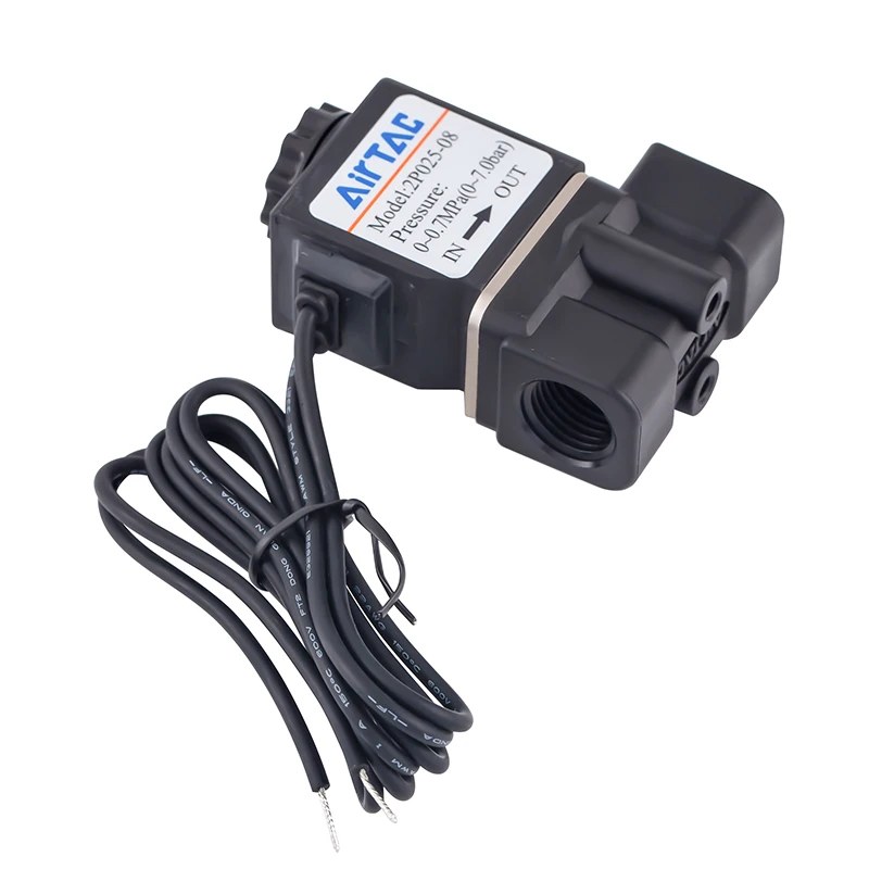 

Электромагнитный клапан AIRTAC 2P025-08/06 оригинальный электромагнитный переключатель пассажирской жидкости, регулирующий клапан 2P02508BIG