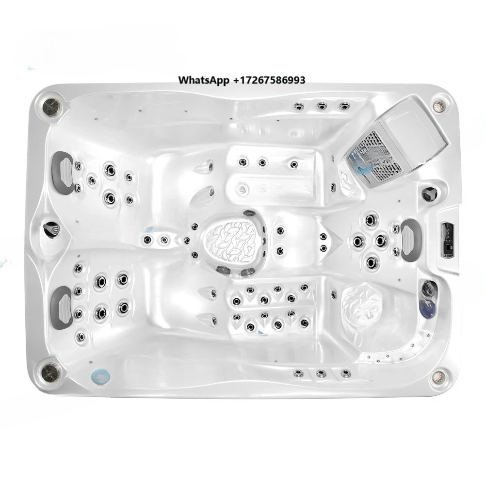 JOYEE High Quality Popular Mini Family Spa Pool 3 Persons Acrylic Balboa Massage Outdoor Spa Hot Tub with Heater and Music