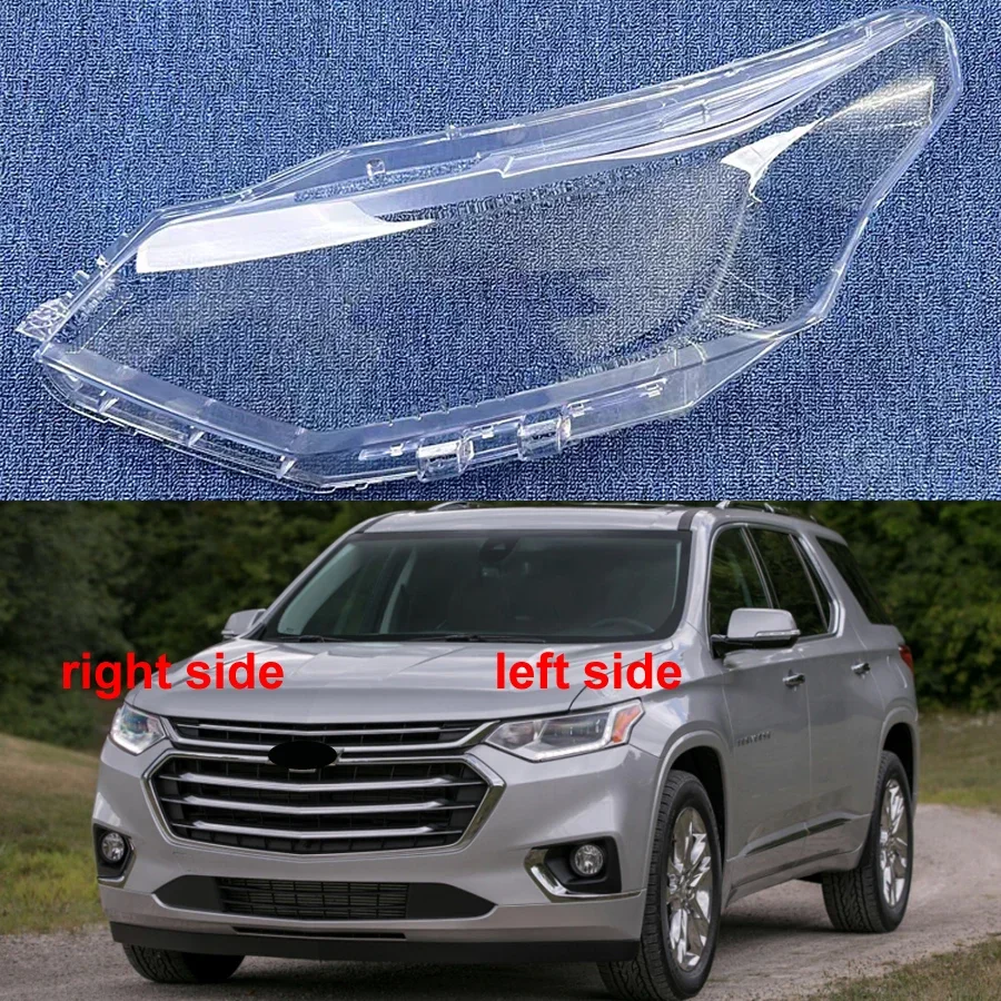 

For Chevrolet Traverse 2017 2018 Car Accessories Headlamp Transparent Lampshade Lamp Shell Headlight Lens Cover Plexiglass