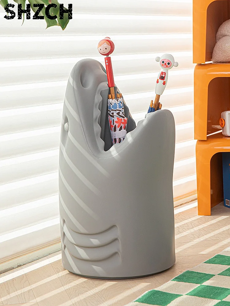 PE Plastic Cartoon Umbrella Stand Entrance Parasol Holder Creative Storage Rack