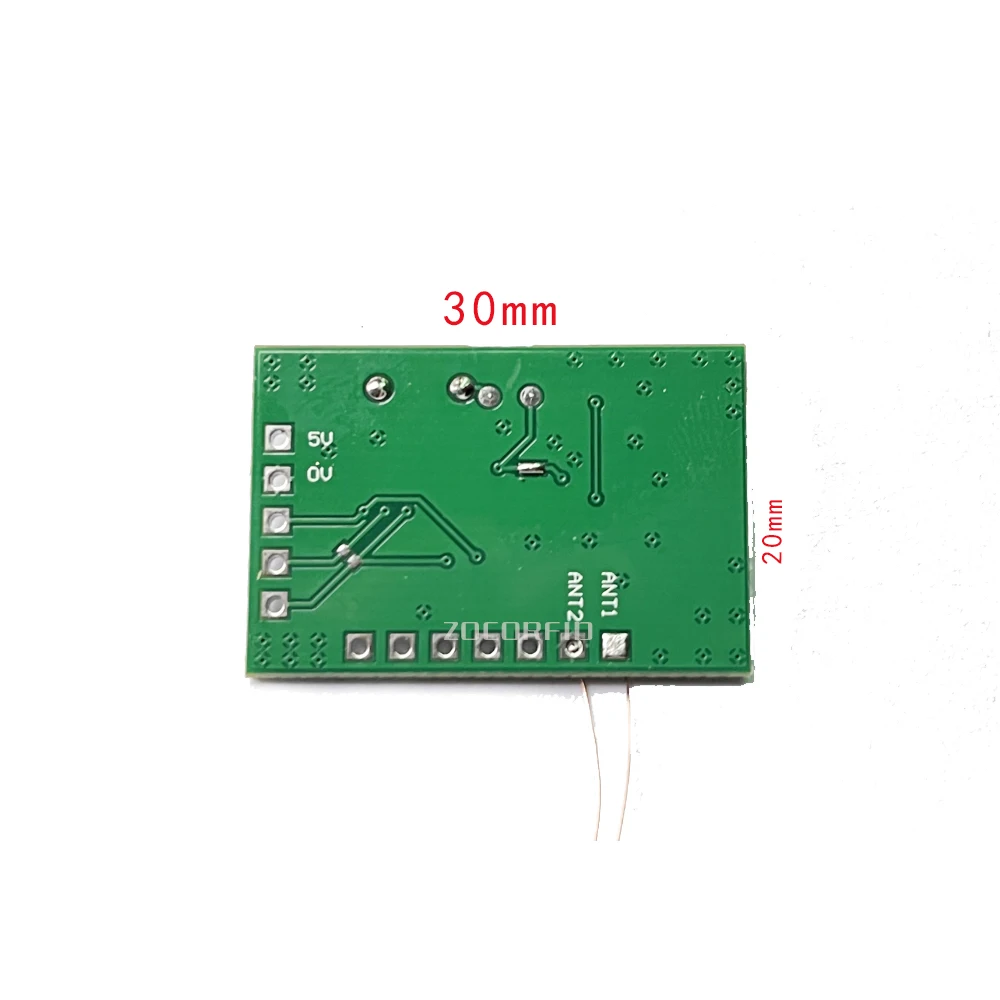 EM4305 FDX-B สัตว์ Tag Reader โมดูลอินเทอร์เฟซ UART รองรับ 134.2 Khz FDX-B EM4305 ISO11785/84