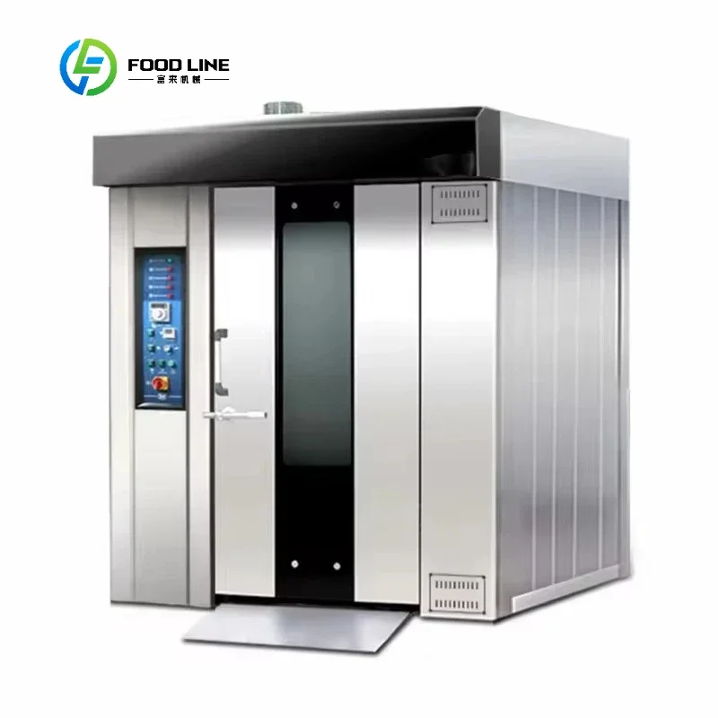 12 16 32 64 Trays Commercial Food Equipment Electric Gas Rotary Bakery Oven for Restaurant  Customized