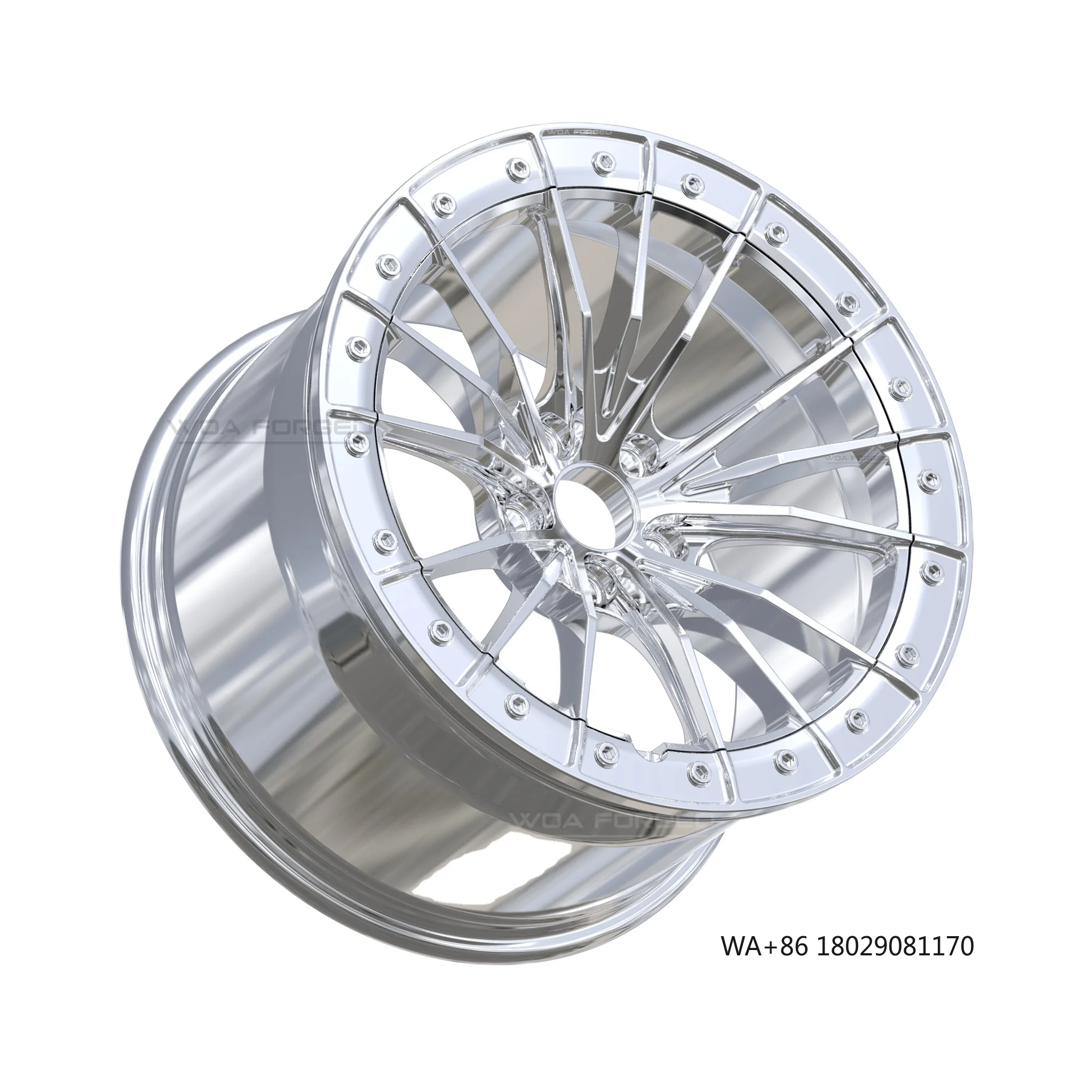 BeadLock عجلة مزورة T6061 5*120 5*114.3 5*112 كروم 17 18 19 20 بوصة لسيارات BMW E92 G80 G87 M2 M3 M4 M5 أودي حافة سباق السيارات
