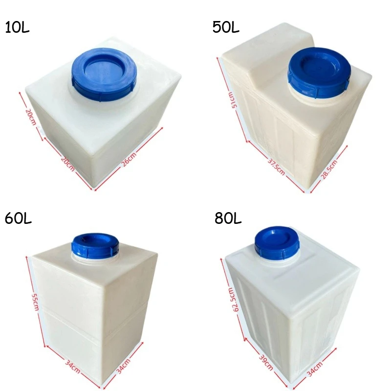 10L/50L/60L//80L RV Water Storage Tank Vertical Style Professional Fresh Water Holding Tank For Trailers Camper Boat Yacht