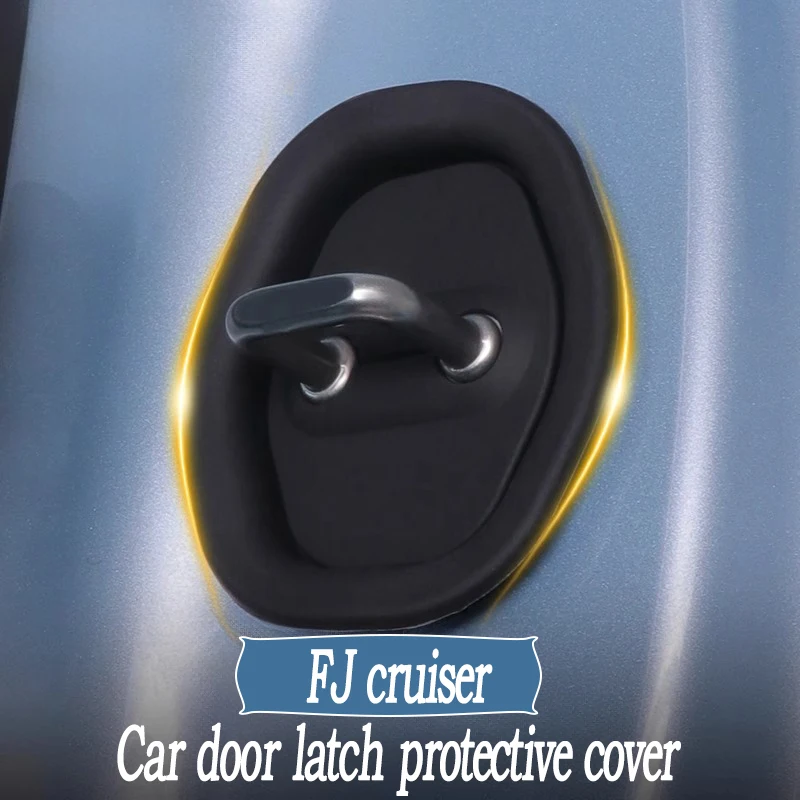 For Nissan Patrol Y60Y61Y62 doorlock protection cover limiter special rubber material buffering effect anti-shock and anti-noise