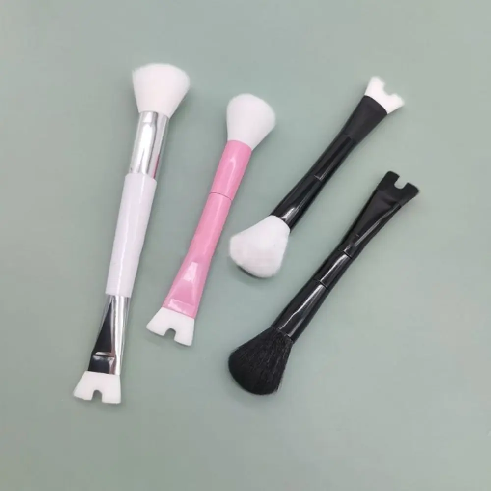 Makeup Beginners U-Shaped Nose Contour Brush Innovative Plastic Cement Dual-End Brush Tool 2-in-1 Makeup Brush