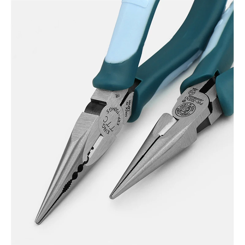 Tsuno DA Combined Long Nose Pliers For Cutting Wire and Bending Metal Plates Needle Nose Pliers with Coil Spring NO.PRP-150HGS