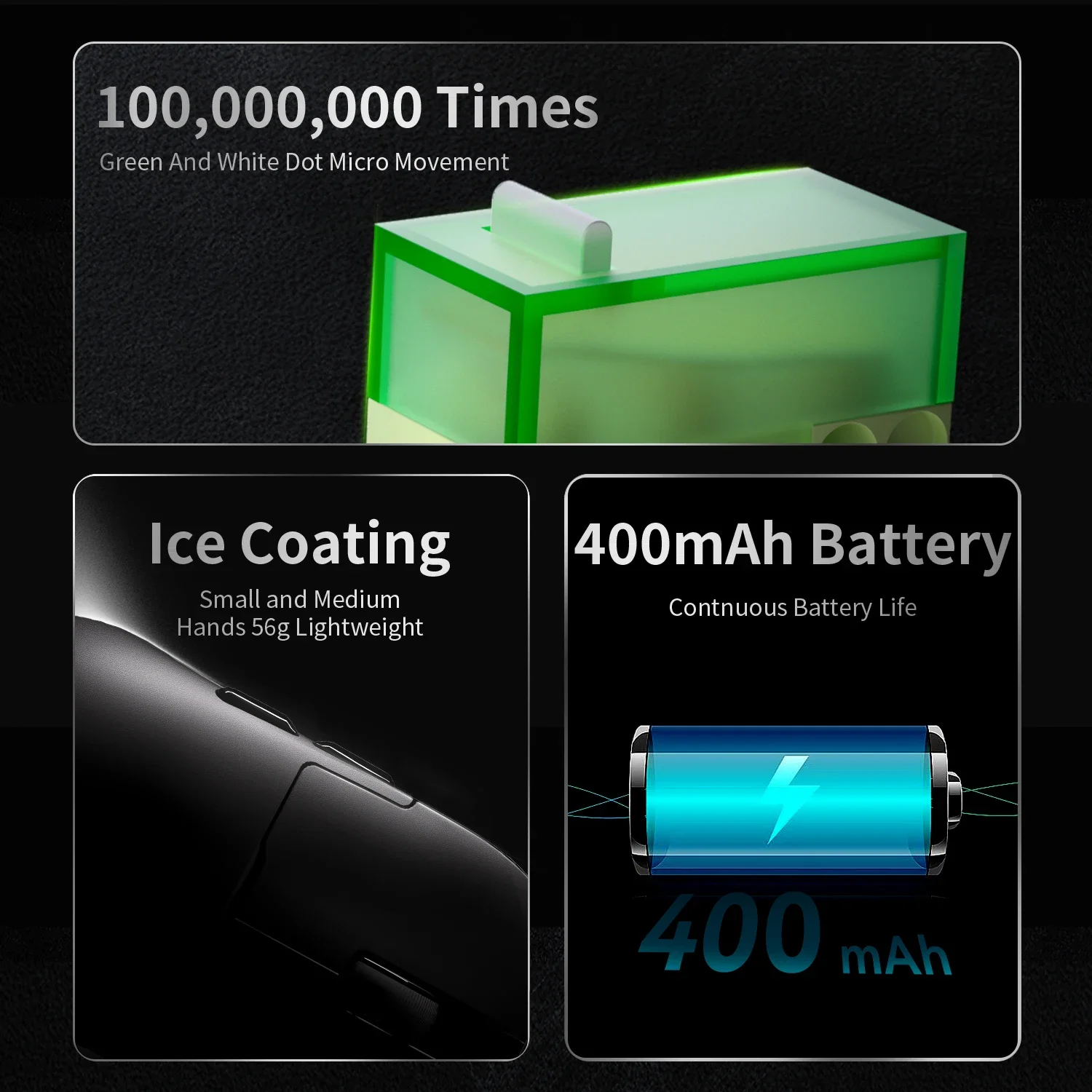 AJAZZ AJ159 PRO Wireless Gamer Mouse with RGB Magnetic Charging Base Lightweight AJ159P Gaming Mouse for PC Laptop