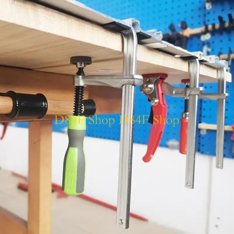 D84F Guide Clamp Track Clamp Dovetail Clamps Screw Clamp For Track Sawing Guide Suitable Woodworking Table Track Sawing Rails