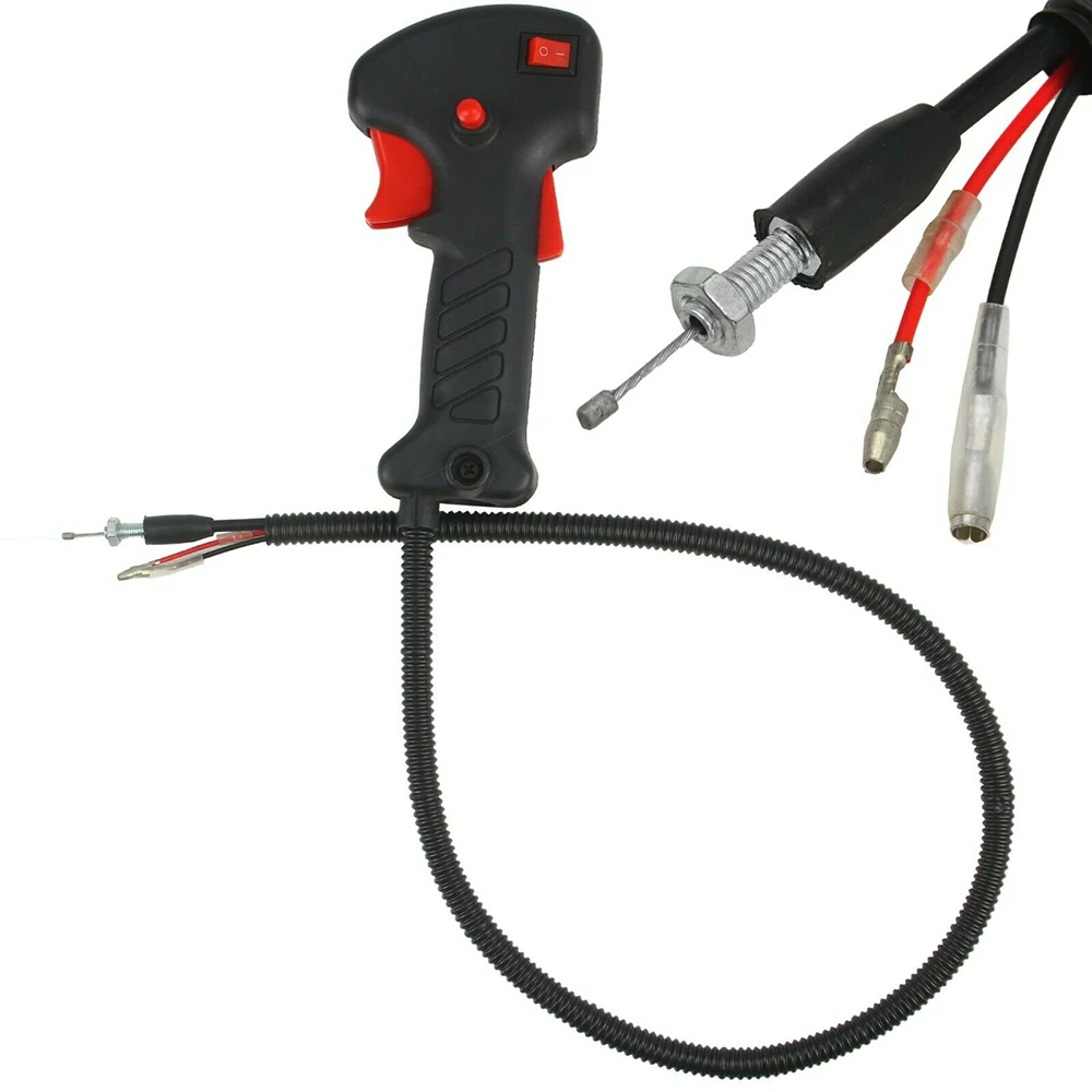 1pc Strimmer Switch Replacement Throttle Control Switch Handle LawnMower Brush Cutter Handle Switch Throttle Trigger Parts Tool