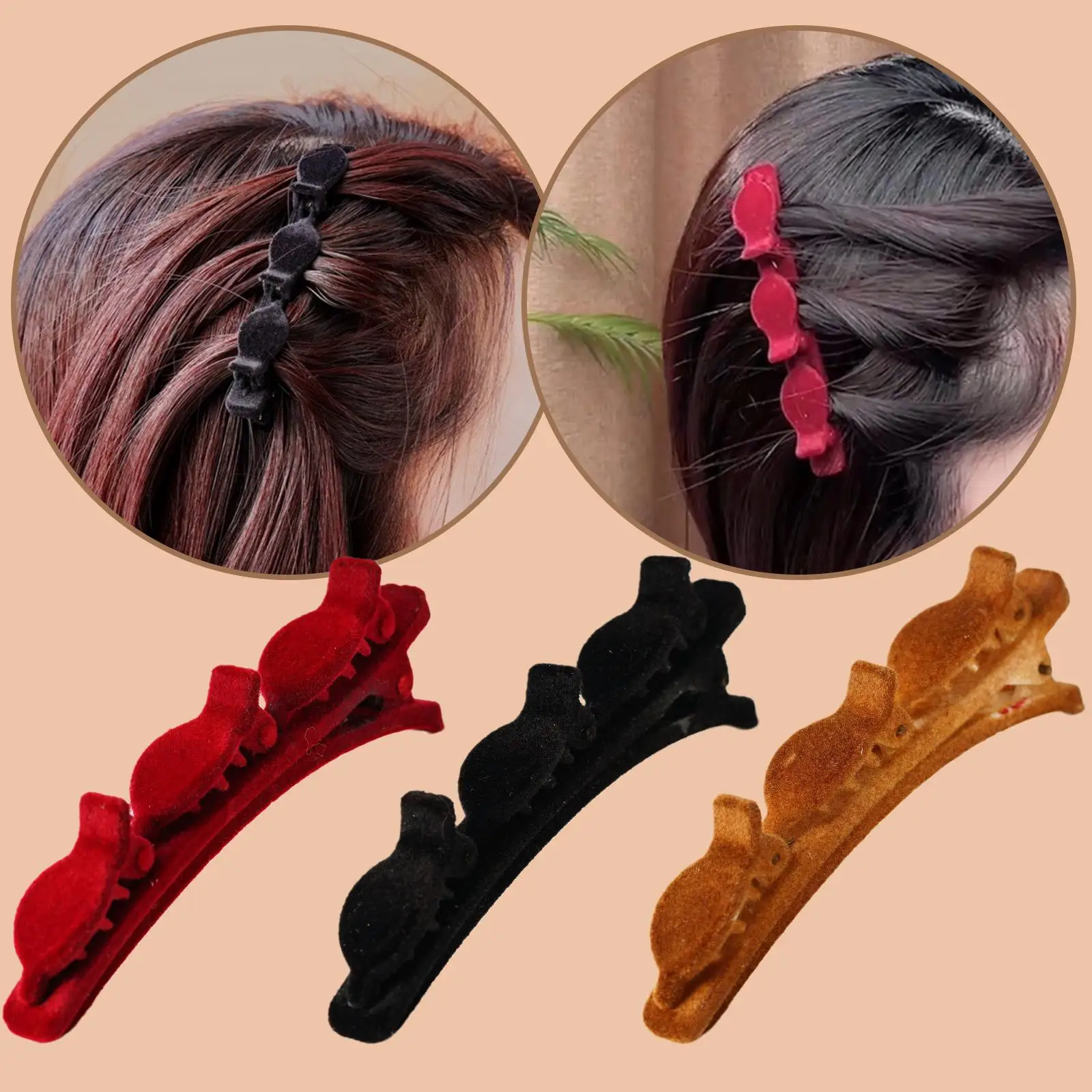 Korean Style Double Layer Braided Hairpin Hair Hoop For Women Elegant Hair Accessories For Easy Hair Styling