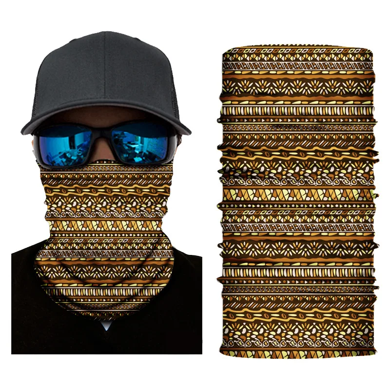 Bandana Men Half Face Mask Absorb Sweat Breathable Face Shield Tube Scarf Running Cycling Outdoor Braga Cuello Sports Mask