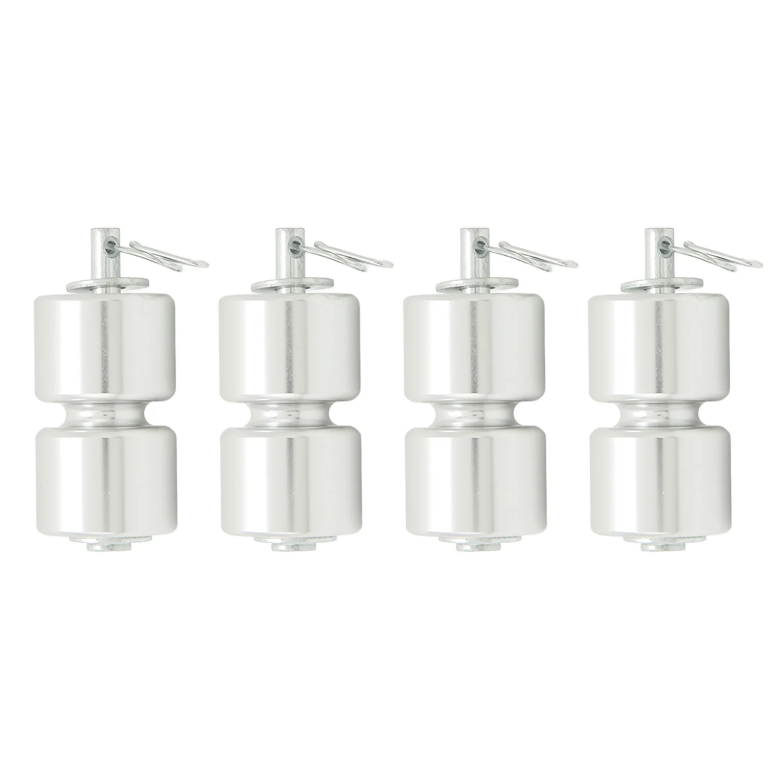 4 قطعة مقطورة الباب الخلفي الأسطوانة مقطورة الباب الخلفي رفع بكرات مظهر لامع آمنة المدمجة قوة قوية لسهولة رفع البوابة