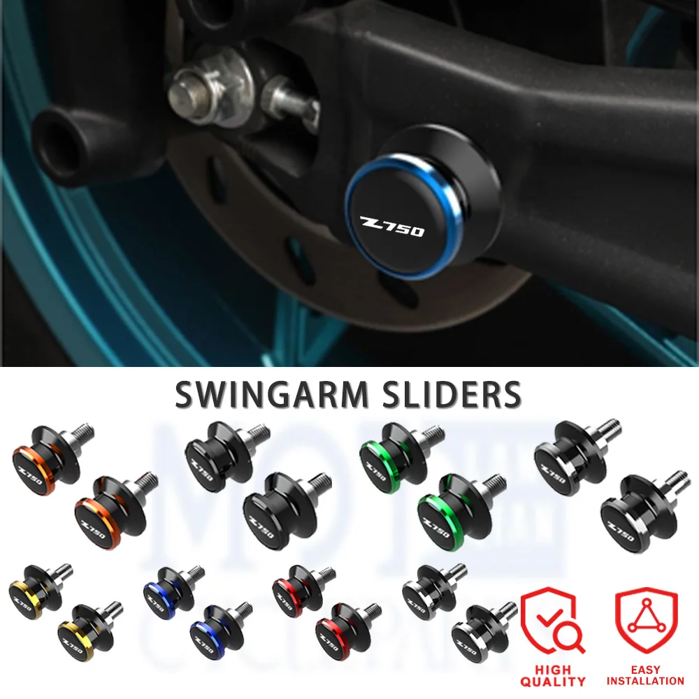

Z 750 750L 750R 750S Motorcycle 8MM Swingarm Spools Rear Stand Screws Sliders FOR Kawasaki Z750 Z750R Z750S Accessories