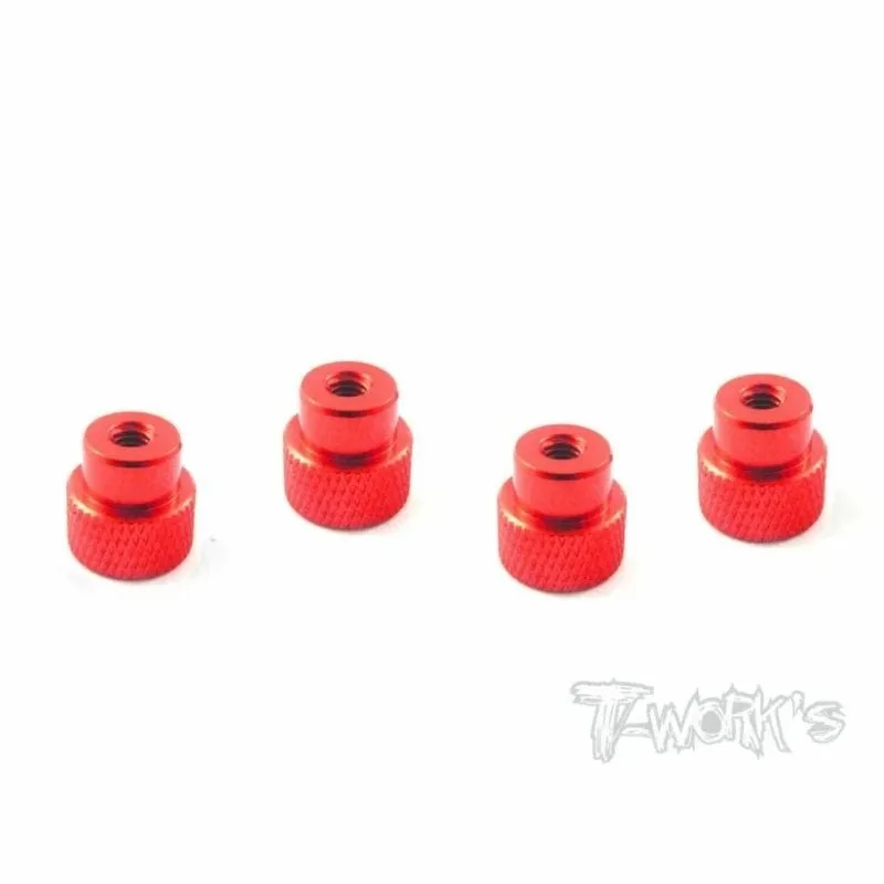 Original T Works TA-077 Aluminum Nut for 1/10 Set-up Wheel 4pcs Rc Tool
