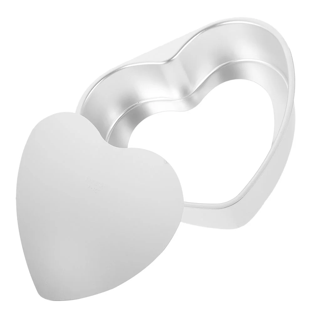 3pcs Heart Shaped Cake Mold Aluminum Alloy Non stick Baking Pan Easy Demould 4 Inch Oven Safe Home Bakery Use Cake Pan