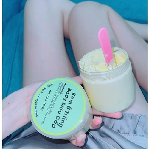 베트남 브라이트닝 바디 로션 하이드레이팅 모이스처라이징 라이트닝 kem 간이 침대, 태국 카오 캡 u Trang manh tham nhanh xanh 200g