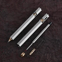Bolígrafo De Defensa táctica de Metal de alta calidad, bolígrafo de oficina para estudiantes, interruptor de vidrio de emergencia, Kit de supervivencia para acampar al aire libre