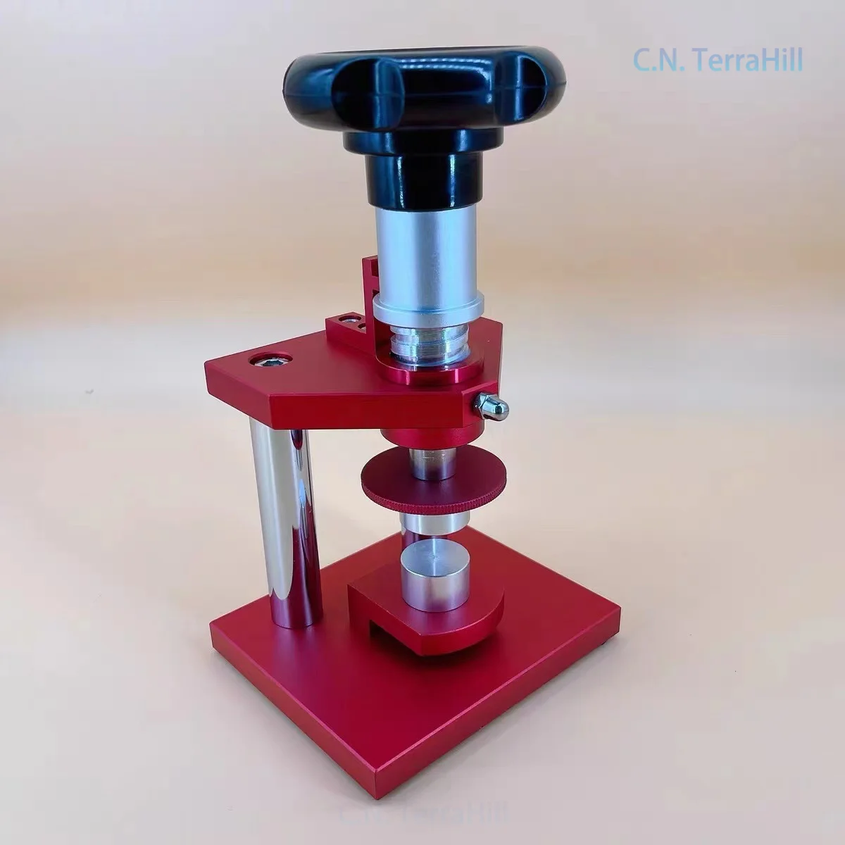 Watch Back Case Press Tool Metal Screw Type Watchmaker Presser High Precision Manual Watch Repair Tool with Press Dies