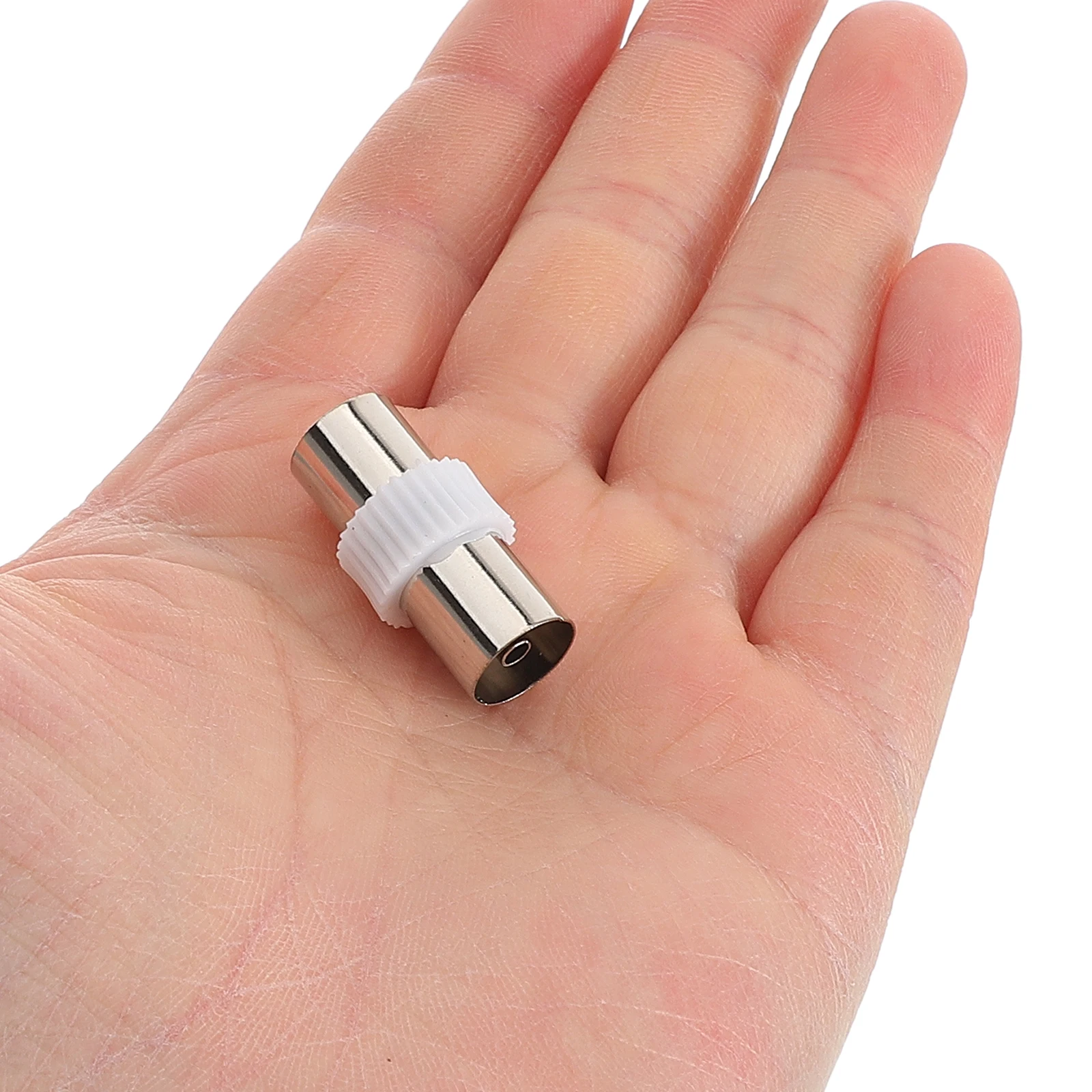 1pcs Antenna Adapter Female To Female Coaxial Connector For Satellite Signal Extender Aerial Socket Cable Adapter