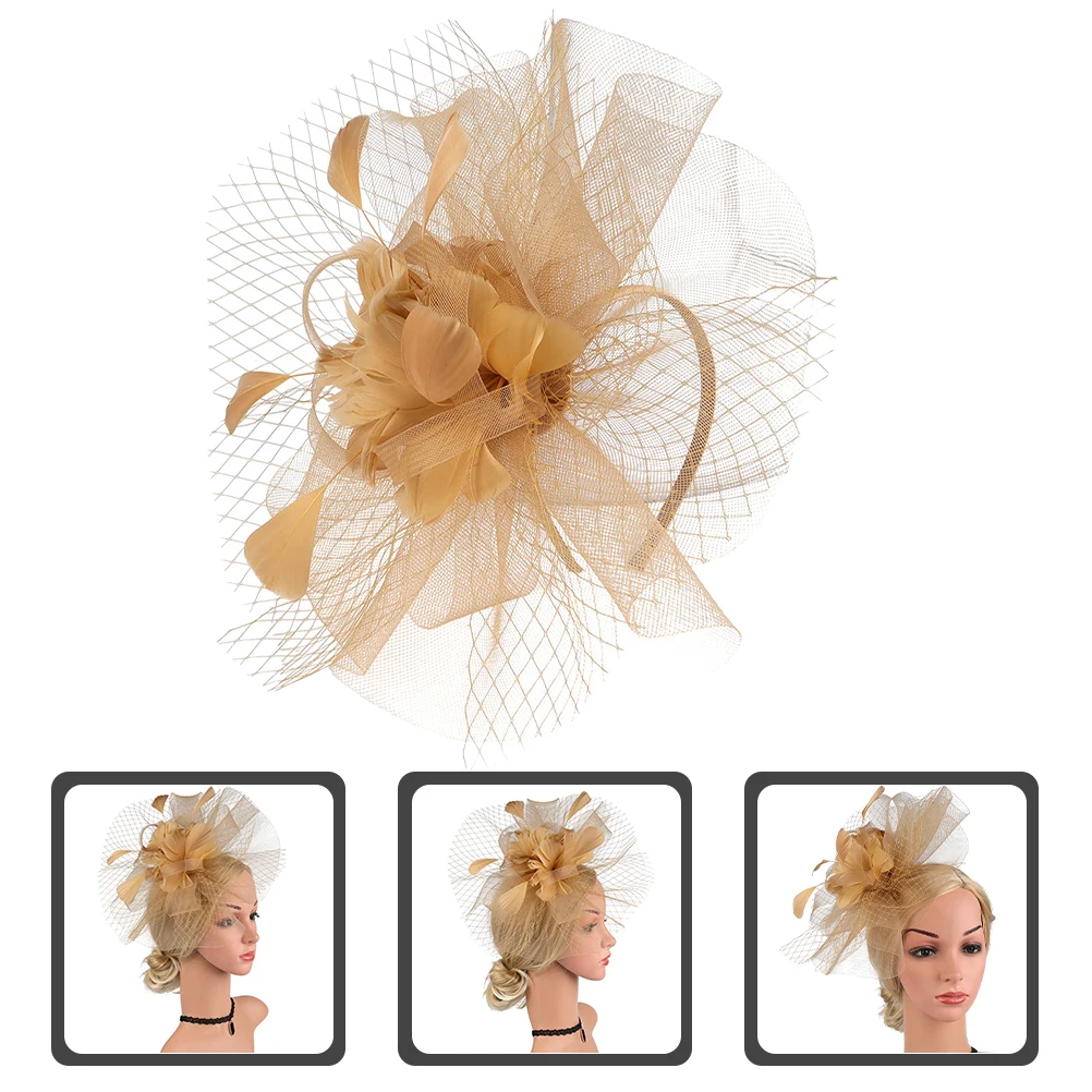 

Women's Clothing Mesh Bride Hat Miss Hats & Caps Headband Artificial Wedding for Fashionable Dressy