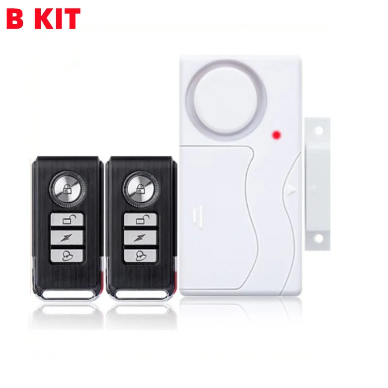 Wireless Door Window Magnetic Sensor Alarm 120dB Anti-theft Remote Control Detectors Home Security Alarm System