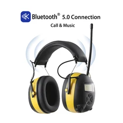 Protezione dell'udito da caccia cuffie Bluetooth cuffie da tiro elettroniche protezione per le orecchie cuffie Radio AM/FM