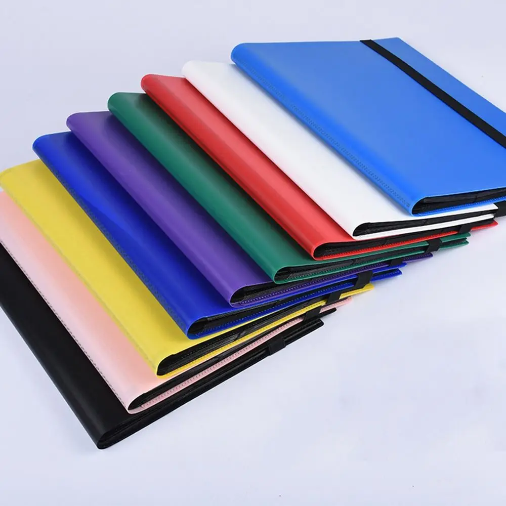 4 /9 Pockets Card Binder Large Capacity Durable Trading Card Holder Book Portable 160/360 Game Card Collective Book