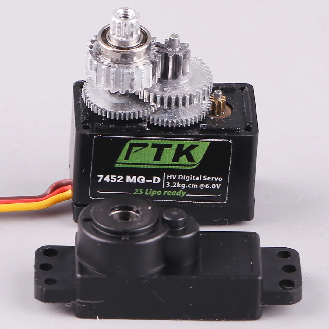 PTK 7452 MG-D 9g Digital Servo Metal Gear for EPP F3P Glider RC Model Car Helicopter Airplane Hitec HS-65 same level