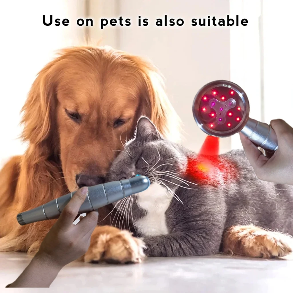 Non-Invasive Pain Management Laser for Pets, HLKGO Safe and Effective Therapy Device for Dogs Cats and Horses