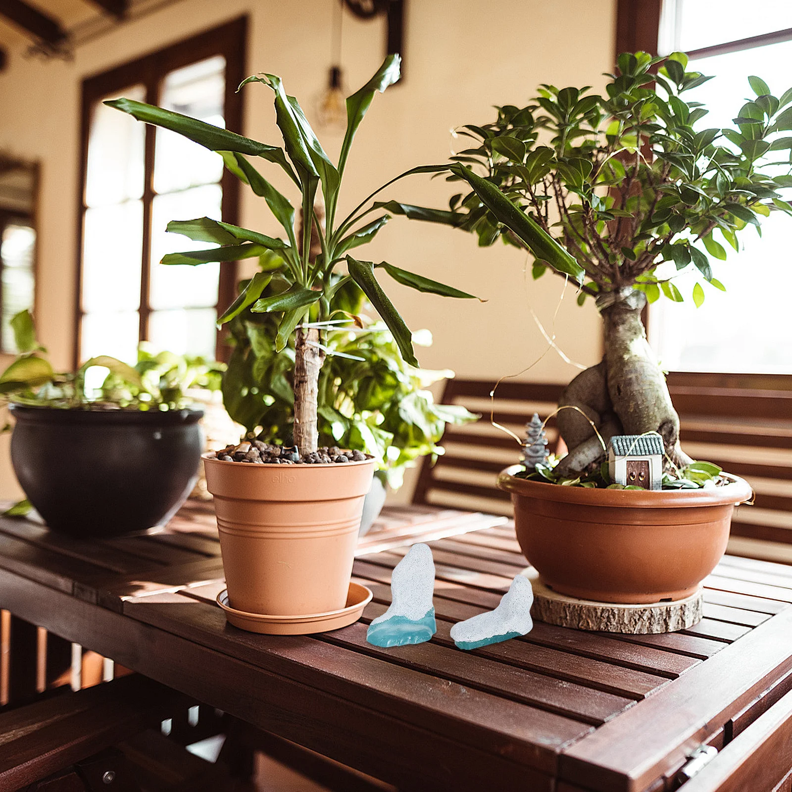 4pcs Small Iceberg Resin Mini Ornaments For Micro Landscape Arctic Theme Desk Bookshelf Decor Collectors Diorama Figure Craft