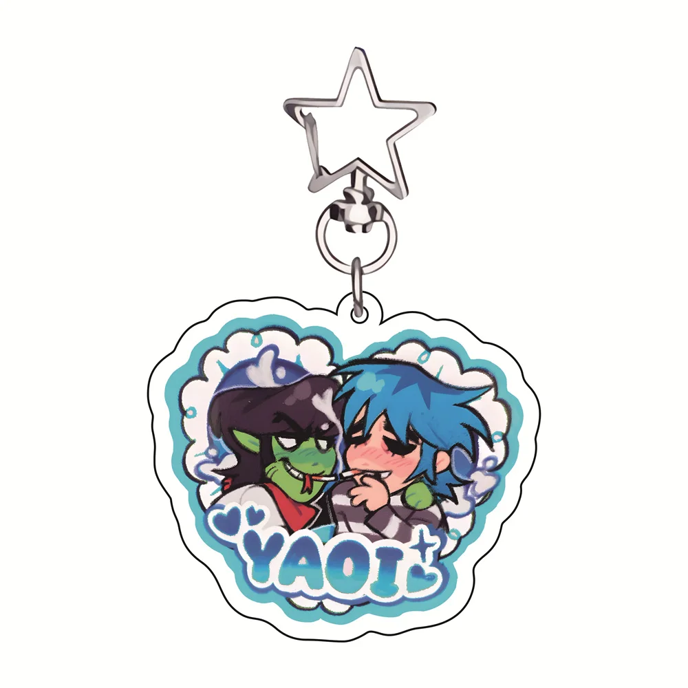 Multi-Fandom Yaoi-Paar 6cm Acryl-Schlüsselanhänger Verschiedene IP-Charaktere Figuren Anime-Anhänger Taschenanhänger Sammlerstück Fan-Geschenk – Detail 11