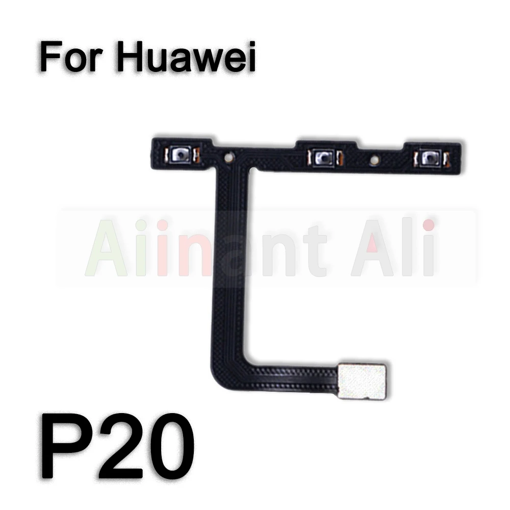 AiinAnt On Off Volume Up Down Button key Switch Power Flex Cable Ribbon For Huawei P9 P10 P20 P30 P40 Lite Pro Plus