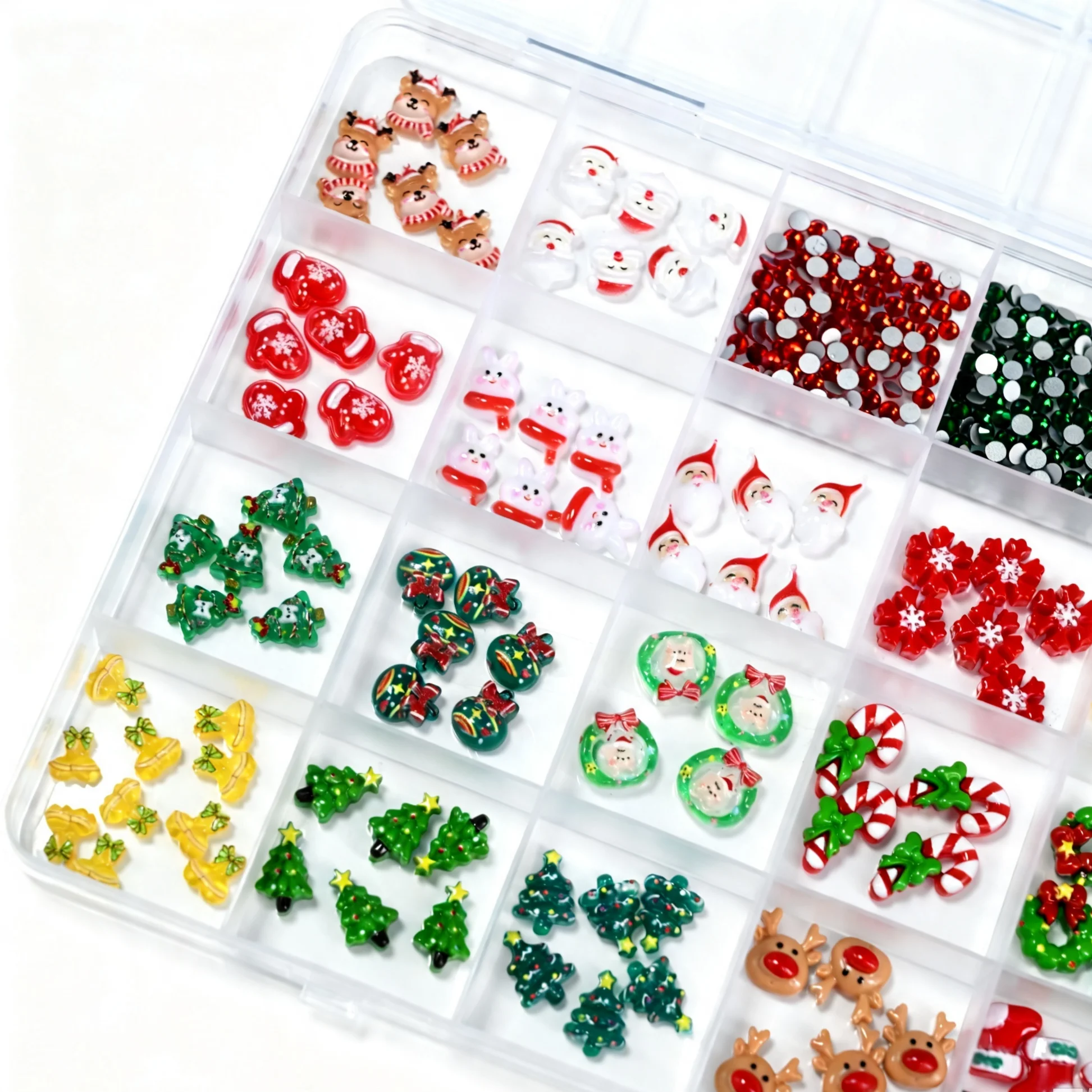 1 коробка рождественских украш – обзор и цена Xmas Resin Art
