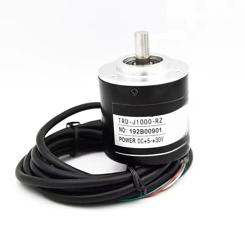 50mm Incrementals opticals rotarys encoders 8mm shafts TRD-J500-RZ resolutions 100 200 360 500 1000 1024 2000 pulses Pushs