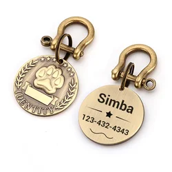 Personalized Address Tags For Dogs Id Tags Dog Tag Free Engraved Custom Dog Collar Cats Dog Name Tag Pet Id Anti-lost Nameplate