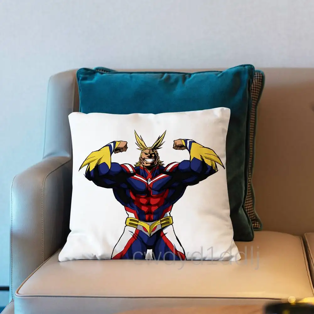 Hero A-All Might A-Academia Pillow Case Cover Square Sofa With For Pattern Comfortable Cushion suitable Of Room 2