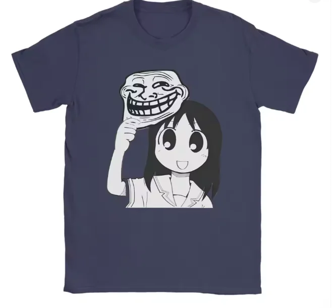 2026 Osaka Autistic Funny Kawaii Ayumu T Shirts Fashion Anime Azumanga Daioh Summer Tee Shirt Pure Cotton Tops Plus Size