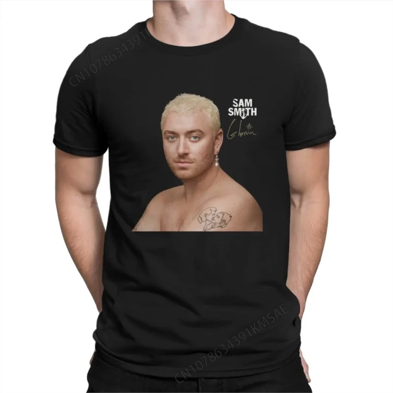 T Shirts Sam Smith Creates Male Singers Cotton Clothing Fashion Short Sleeve O Neck Tee Shirt Men's Smith Gloria Tour