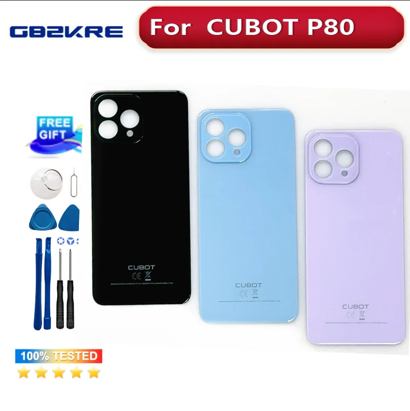 100% New Original Protective Battery Case Back Cover For Cubot P80 Phone Perfect Replacement Parts