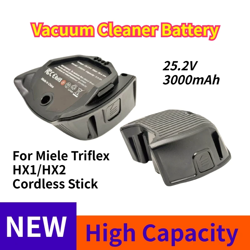 

25.2V 3000mAh Vacuum Cleaner Battery for Miele Triflex HX1/HX2 Cordless Stick